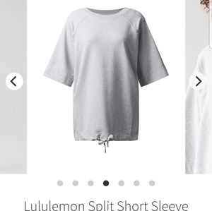 Lululemon Split Short Sleeve
